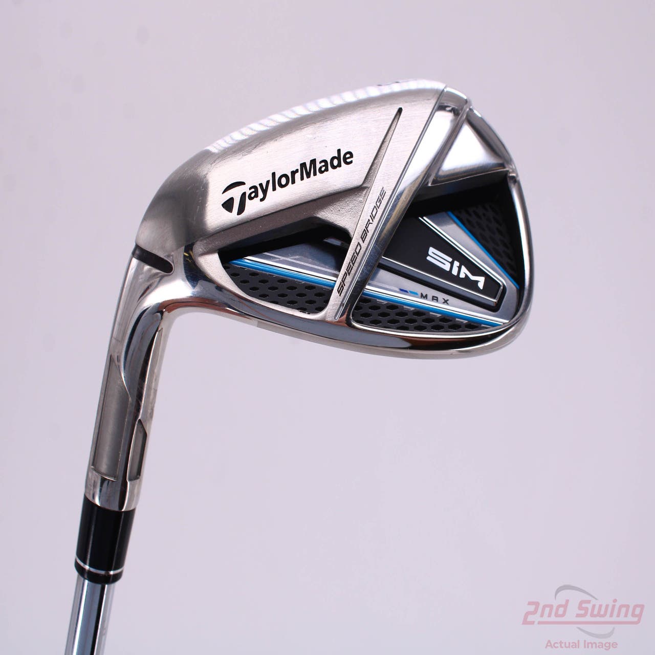 Mint TaylorMade SIM MAX Single Iron Pitching Wedge PW FST KBS MAX 85