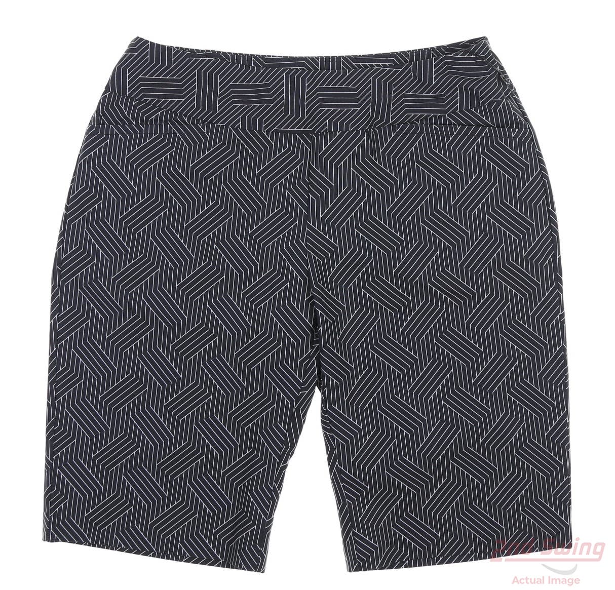 New Womens Tail Golf Shorts 12 Black MSRP 87 2nd Swing Golf