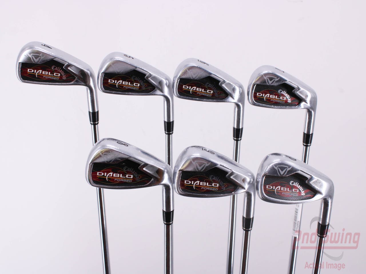 Callaway Diablo Forged Iron Set 4-PW Project X Rifle 6.0 Steel Stiff Right Handed 38.5in