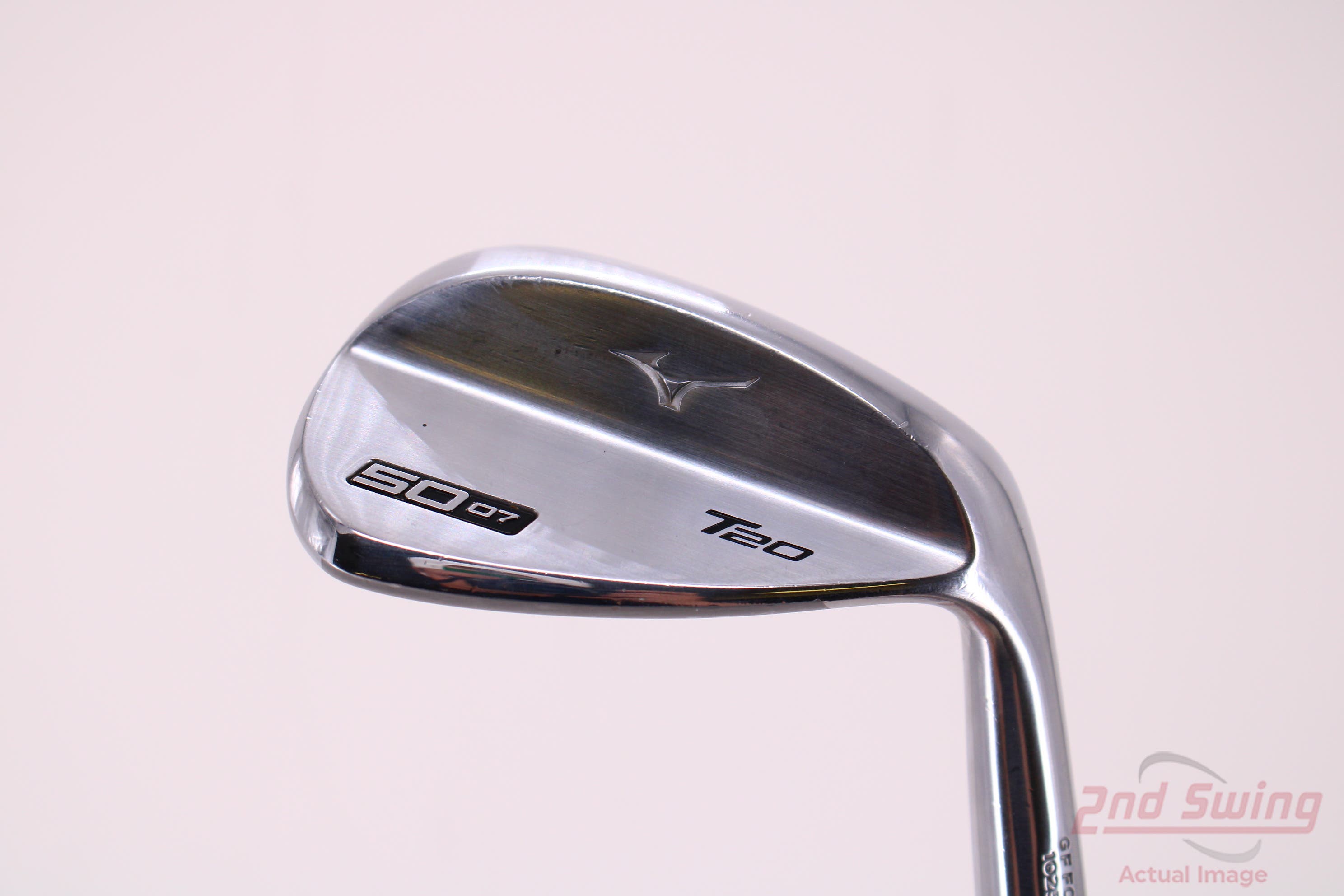 Mizuno T20 Satin Chrome Wedge Gap GW 50° 7 Deg Bounce Dynamic Gold Tour