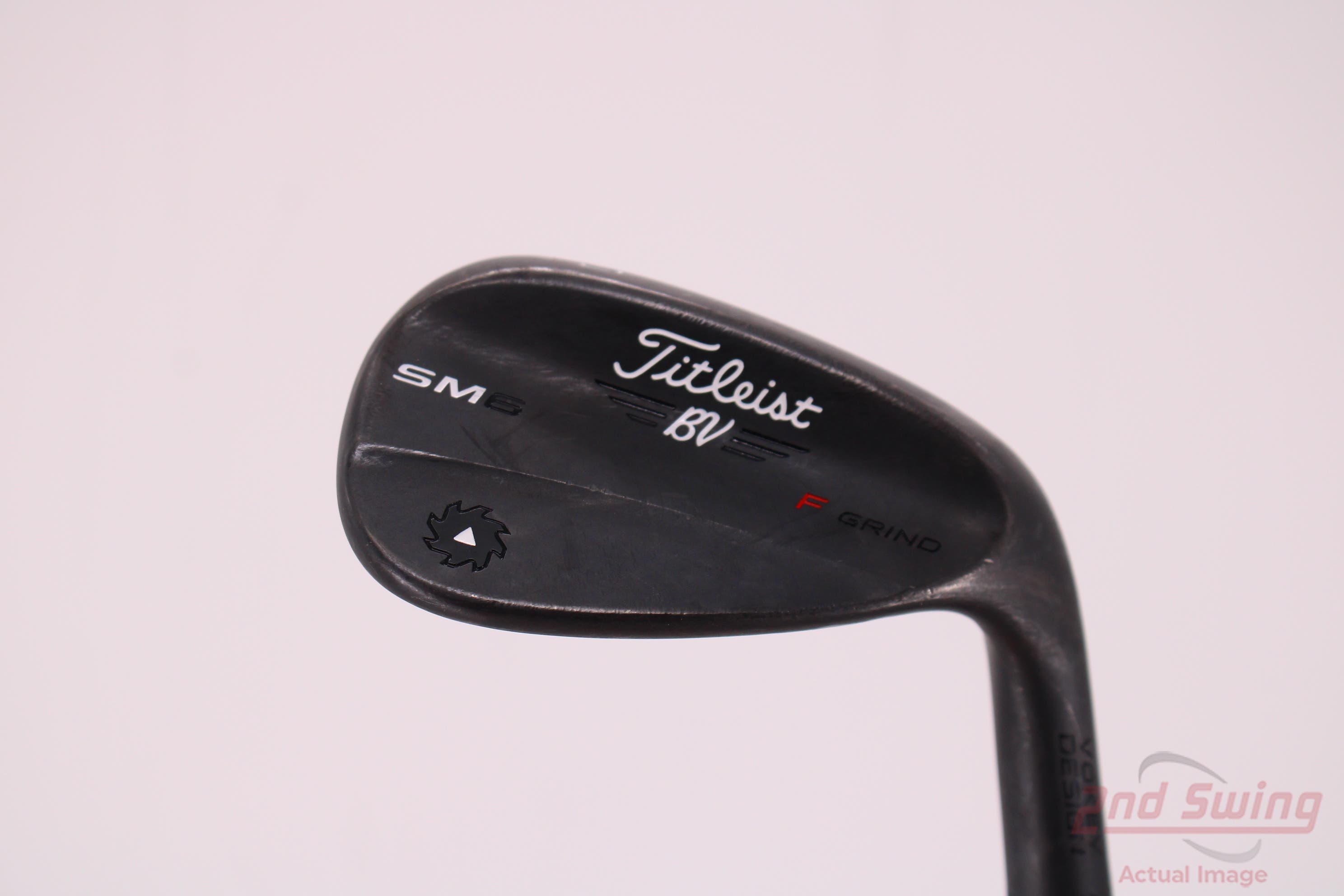 Titleist Vokey SM6 Jet Black Wedge Gap GW 50° 8 Deg Bounce F Grind SM6 BV Steel Wedge Flex Right