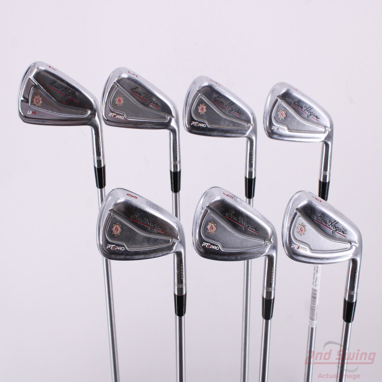 Ben Hogan PTx PRO Iron Set 4PW FST KBS CTaper 130 Steel XStiff Right