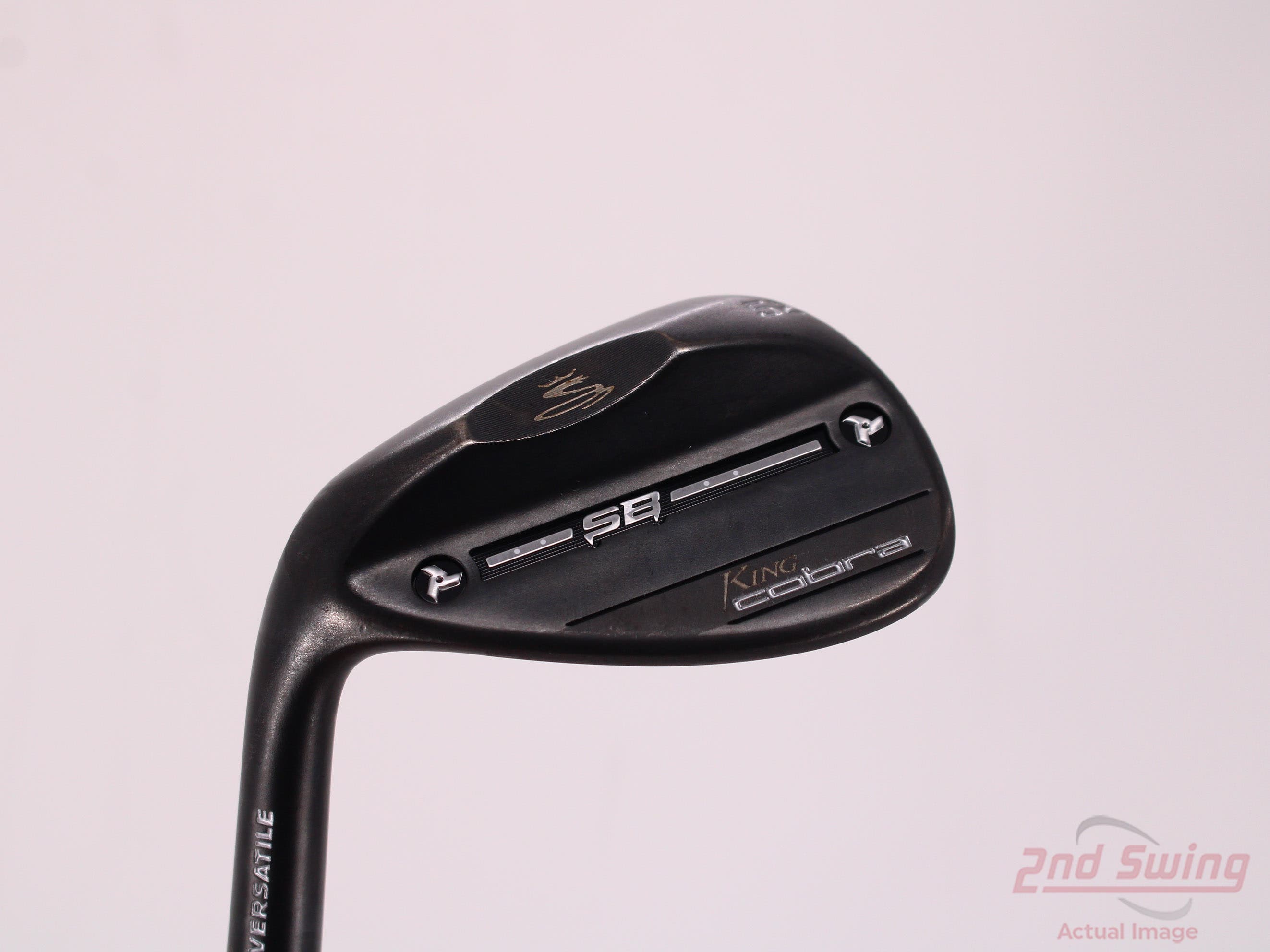 Cobra KING SB Black Wedge Gap GW 52° 8 Deg Bounce FST KBS HiRev 2.0 115 Steel Stiff Left Handed