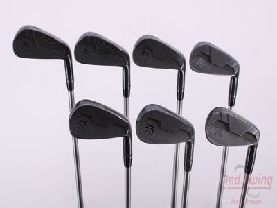 Sub 70 TAIII Forged Black Iron Set 4-PW UST Mamiya Recoil 680 F4 Graphite Stiff Right Handed 38.0in