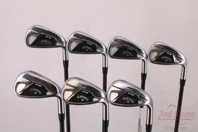 Callaway Apex DCB 21 Iron Set 5-PW GW Mitsubishi MMT 85 Graphite Regular Right Handed 38.25in