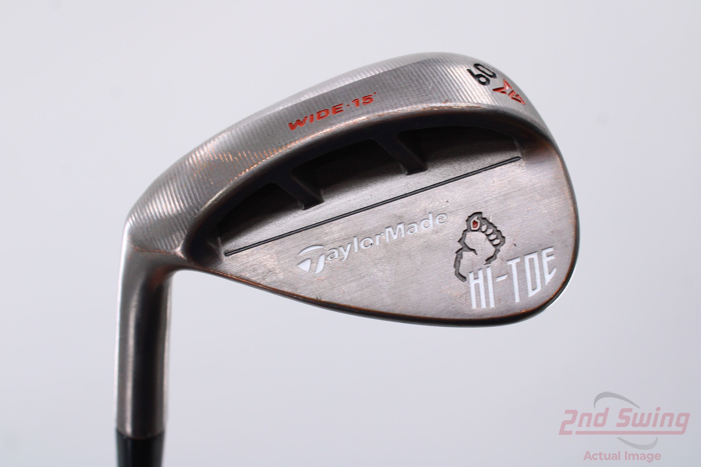 TaylorMade HITOE RAW Big Foot Wedge Lob LW 60° 15 Deg Bounce FST KBS