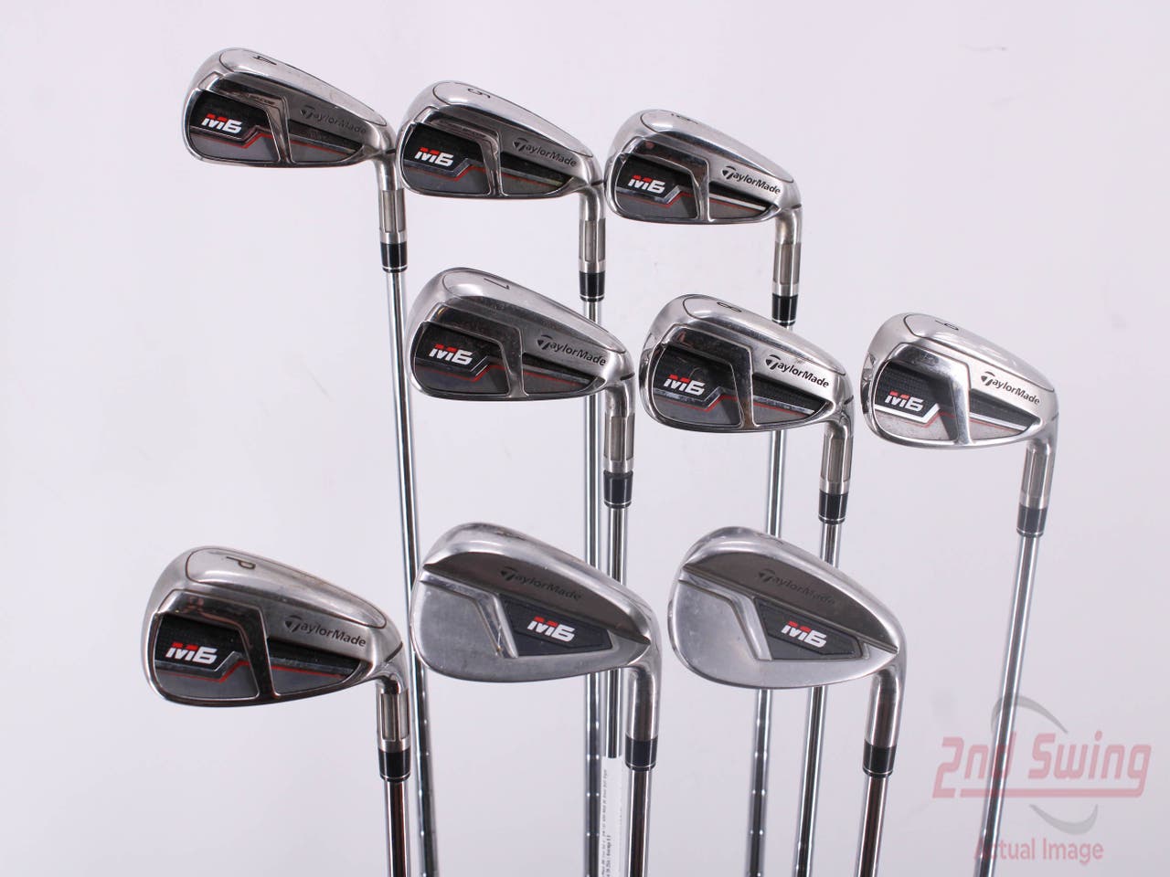 TaylorMade M6 Iron Set 4-SW FST KBS MAX 85 Steel Stiff Right Handed 38.25in