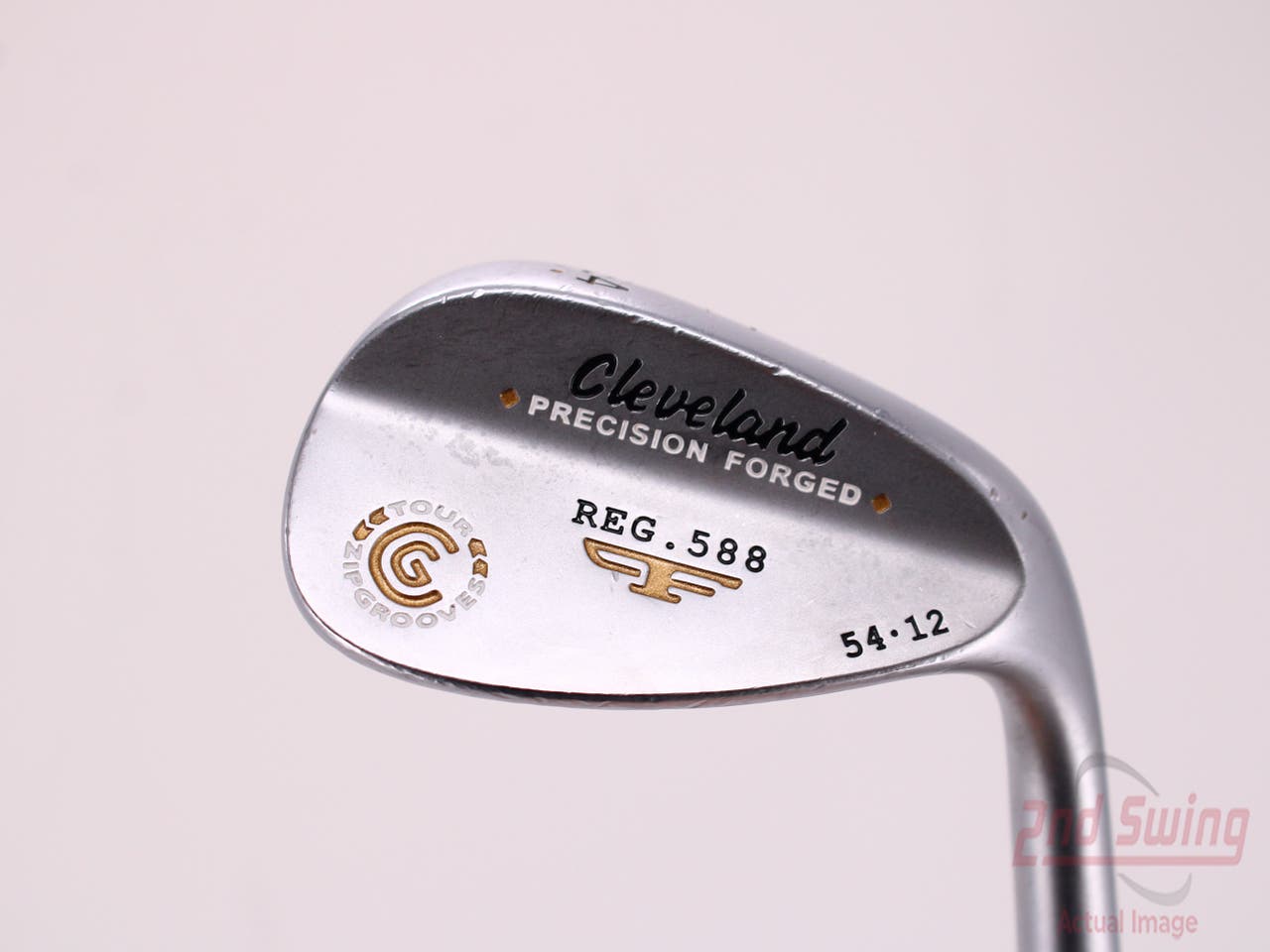Cleveland 2012 588 Chrome Wedge Sand SW 54° 12 Deg Bounce True Temper Tour Concept Steel Wedge Flex Right Handed 35.75in