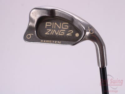 Ping Zing 2 Single Iron 6 Iron Ping Karsten 101 By Aldila Graphite Senior Right Handed White Dot 37.5in