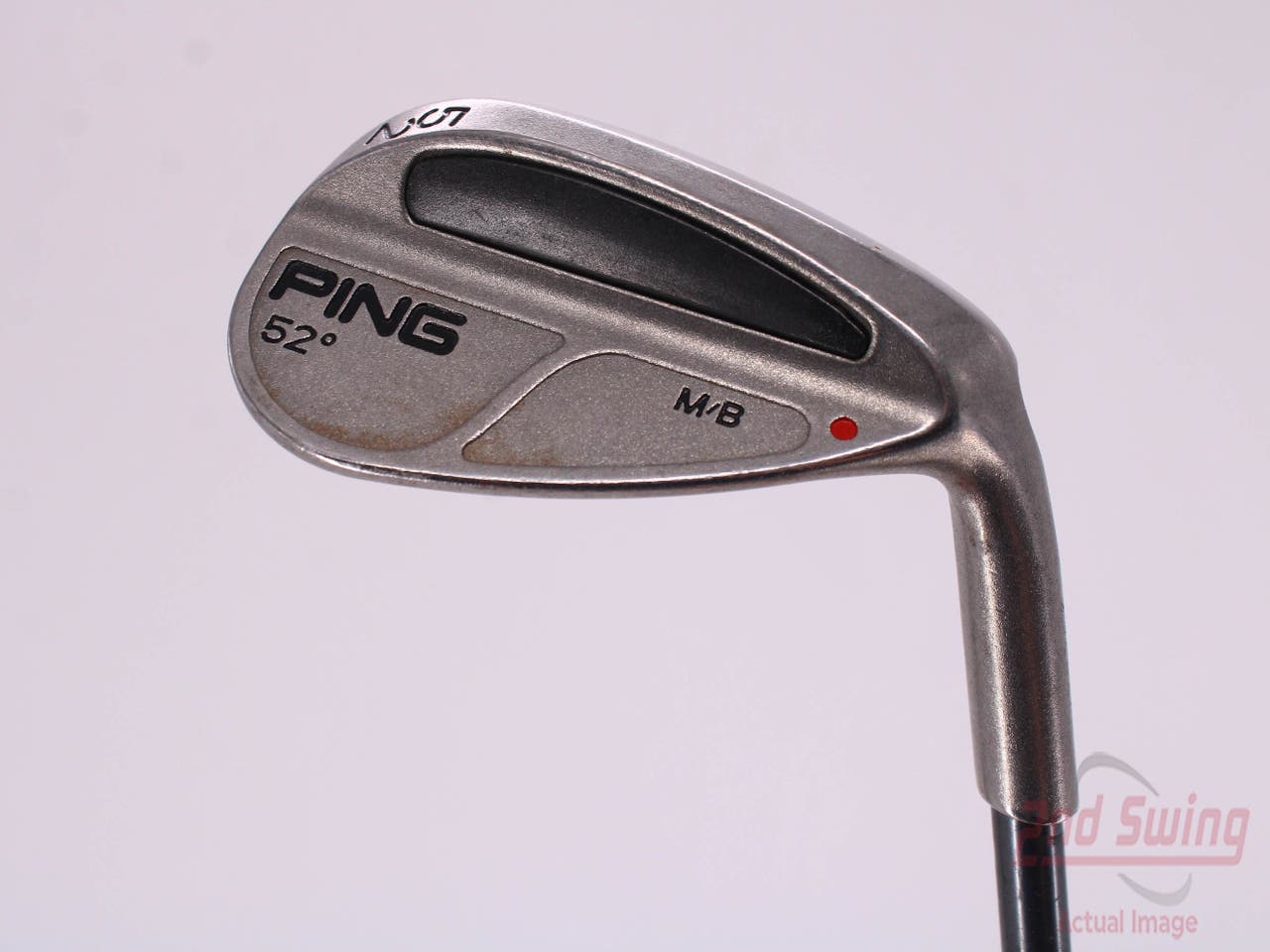 Ping MB Wedge Gap GW 52° Stock Graphite Shaft Graphite Stiff Right Handed Red dot 35.25in