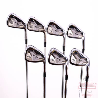 Callaway Apex Pro 19 Iron Set 4-PW TT Dynamic Gold 120 Tour Issue Steel X-Stiff Right Handed 38.5in