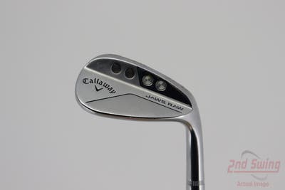 Mint Callaway Jaws Raw Chrome Wedge Pitching Wedge PW 48° 10 Deg Bounce S Grind Aerotech SteelFiber i95 Graphite Regular Right Handed 36.25in