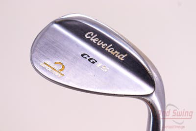 Cleveland CG15 Satin Chrome Wedge Sand SW 54° 14 Deg Bounce Cleveland Traction Wedge Steel Wedge Flex Right Handed 35.75in