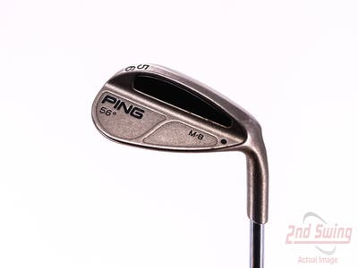 Ping MB Wedge Sand SW 56° Stock Steel Shaft Steel Wedge Flex Right Handed Black Dot 35.5in