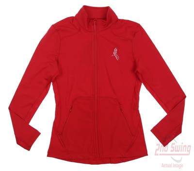 New W/ Logo Womens Level Wear Jacket X-Small XS Flame Red MSRP $80