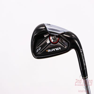 TaylorMade Burner 2.0 Single Iron Pitching Wedge PW FST KBS 90 Steel Regular Right Handed 36.5in
