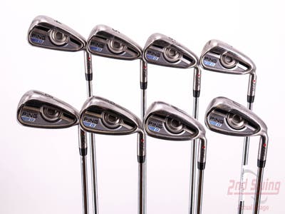 Ping 2016 G Iron Set 4-PW AW AWT 2.0 Steel Stiff Right Handed Red dot 39.0in