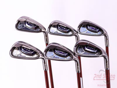 Ping Serene Iron Set 6-PW SW Xcaliber Graphite Regular Right Handed Gold Dot 36.75in