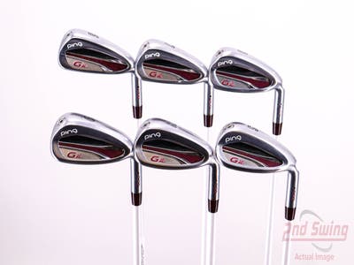 Ping G LE 2 Iron Set 6-PW SW ULT 240 Ultra Lite Graphite Ladies Right Handed Black Dot 37.25in
