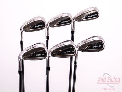 TaylorMade Stealth HD Iron Set 6-PW AW FST KBS MAX Graphite 75 Graphite Regular Left Handed 38.0in