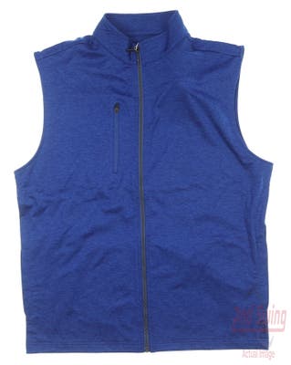 New Mens Bobby Jones Golf Vest Large L Blue MSRP $125