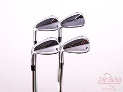 TaylorMade 2021 P790 Iron Set 8-PW AW TT Dynamic Gold 105 VSS Steel Stiff Left Handed 36.25in