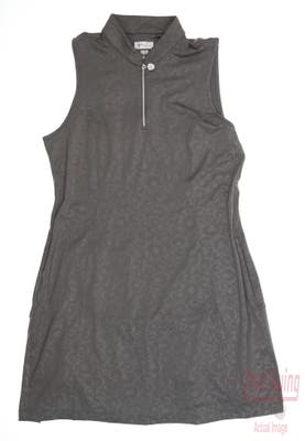 New Womens Greg Norman Golf Dress Small S Gray MSRP $120