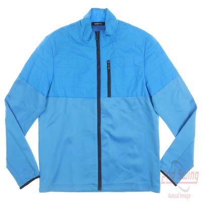 New Mens BUGATCHI Jacket Medium M Blue MSRP $225
