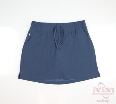 New Womens Adidas Go-To Commuter Skort Large L Navy Blue MSRP $75