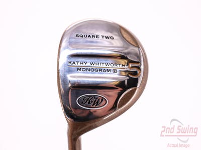 Square Two Kathy Whitworth Monogram ll Fairway Wood 5 Wood 5W 18° Stock Graphite Shaft Graphite Ladies Left Handed 41.5in