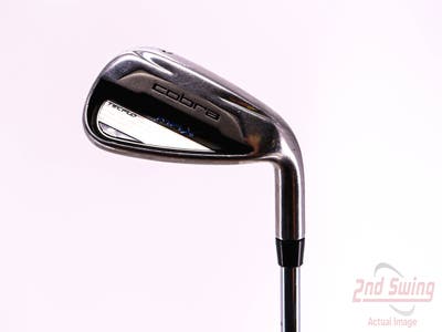 Cobra MAX Single Iron Pitching Wedge PW Stock Steel Shaft Steel Stiff Left Handed 35.75in
