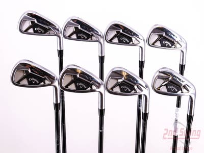 Callaway Apex 21 Iron Set 4-PW AW Mitsubishi MMT 105 Graphite Tour X-Stiff Right Handed 38.0in