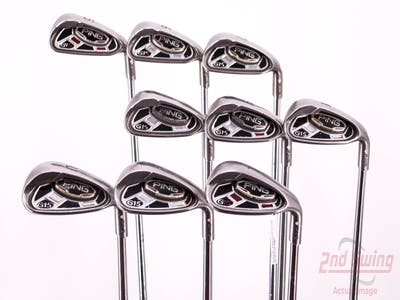 Ping G15 Iron Set 5-PW GW SW LW Ping AWT Steel Stiff Right Handed White Dot 38.0in