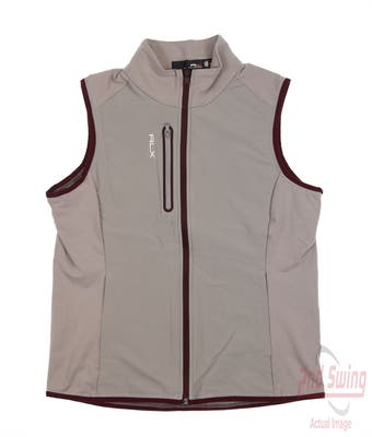 New Womens Ralph Lauren RLX Vest Large L Gray MSRP $168