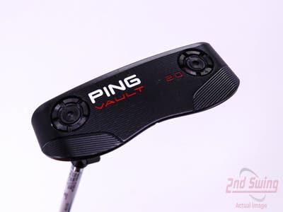 Mint Ping Vault 2.0 B60 Putter Slight Arc Steel Left Handed Black Dot 34.0in