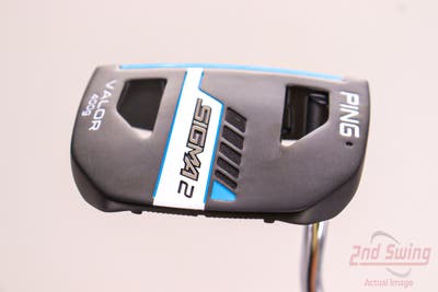 Mint Ping Sigma 2 Valor 400 Stealth Putter Straight Arc Steel Right Handed Black Dot 38.0in
