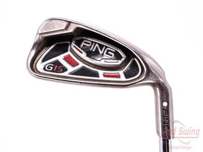 Ping G15 Single Iron 6 Iron Ping AWT Steel Stiff Right Handed White Dot 38.0in