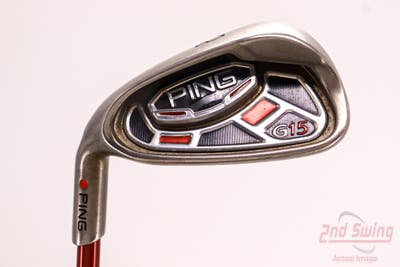 Ping G15 Single Iron 8 Iron Ping TFC 149I Graphite Regular Left Handed Red dot 37.25in