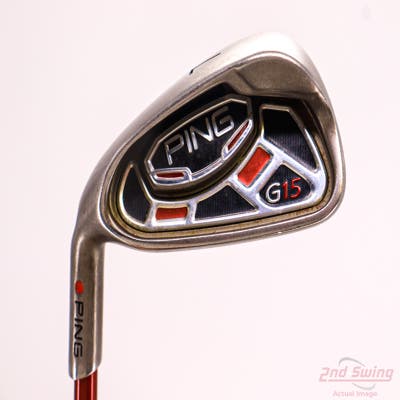 Ping G15 Single Iron 7 Iron Ping TFC 149I Graphite Regular Left Handed Red dot 37.75in