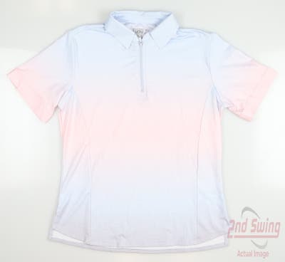 New Womens Lucky In Love Polo Small S Multi MSRP $78