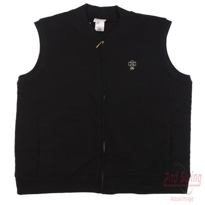 New W/ Logo Womens Gear For Sports Golf Vest Large L Black MSRP $50