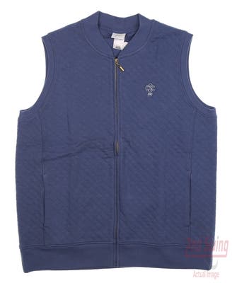 New W/ Logo Womens Gear For Sports Golf Vest Large L Blue MSRP $50