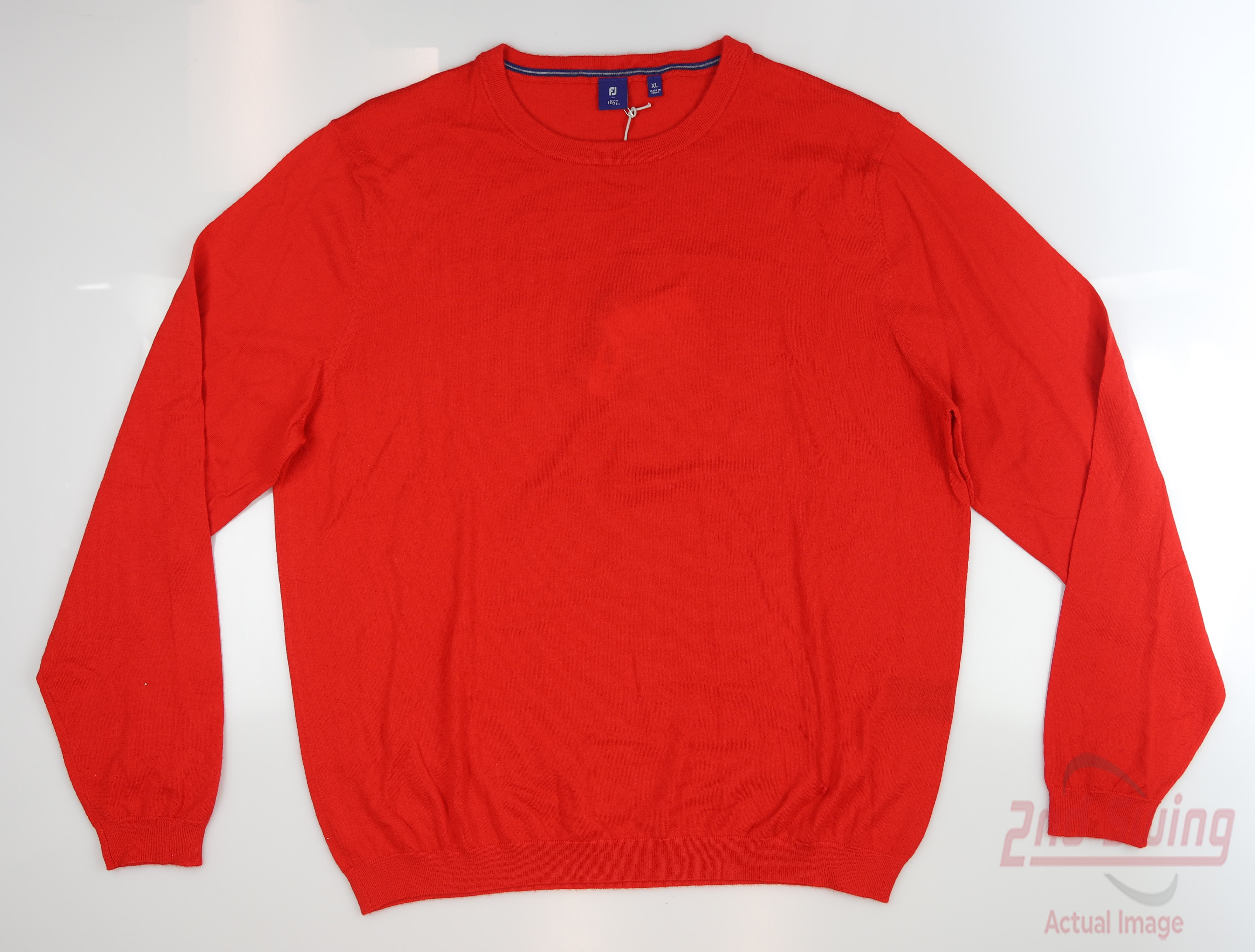 Vintage Men's Sweater - Red - XXL