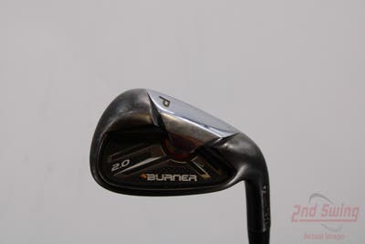 TaylorMade Burner 2.0 Single Iron Pitching Wedge PW FST KBS $-Taper Black PVD Steel Stiff Right Handed 37.0in