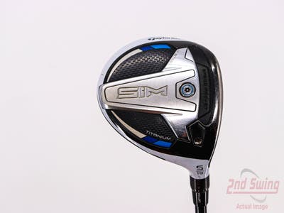 TaylorMade SIM Ti Fairway Wood 5 Wood 5W 19° PX HZRDUS Smoke Red RDX 75 Graphite Stiff Right Handed 43.25in