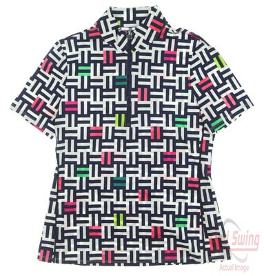 New Womens Kinona Keep It Covered Polo X-Small XS Multi MSRP $124