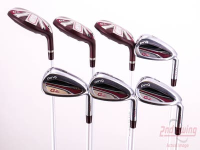 Ping G LE 2 Iron Set 5H 6H 7H 8-PW SW ULT 240 Lite Graphite Ladies Right Handed Black Dot 36.0in
