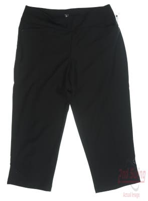 New Womens Tail Pull On Capris 8 Black MSRP $102