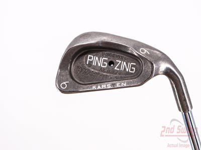 Ping Zing Single Iron 6 Iron Ping JZ Steel Stiff Right Handed Black Dot 37.25in
