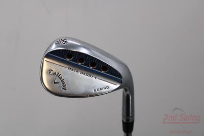Callaway Mack Daddy 4 Chrome Wedge Lob LW 58° 12 Deg Bounce Dynamic Gold Tour Issue S200 Steel Wedge Flex Right Handed 35.0in